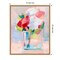 Abstract Flowers in Vase II by Ethan Harper Canvas Wall Art Print Framed